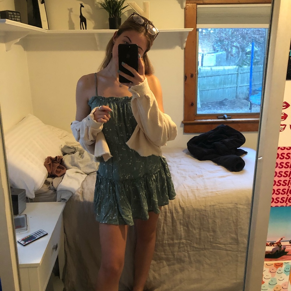 green floral pac sun dress